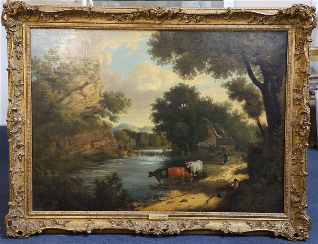 Henry Ladbrooke (1800-1870) View near Knaresborough 28 x 39in.